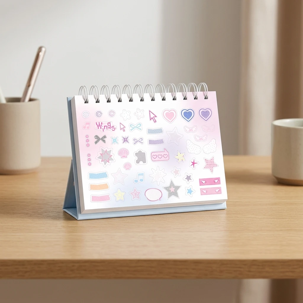 Student Daily Planner Standing Spiral Notebook Efficient Time Management Journal for Study Office Desk Hardcover Organizer