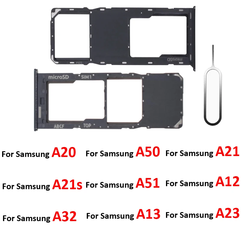 Pro Samsung galaxy A20 A50 A21 a21s A51 A12 A32 A23 A13 A23 A14 telefon sim bedna na láhve SD karta čipem bedna na láhve drážka držák šuplík