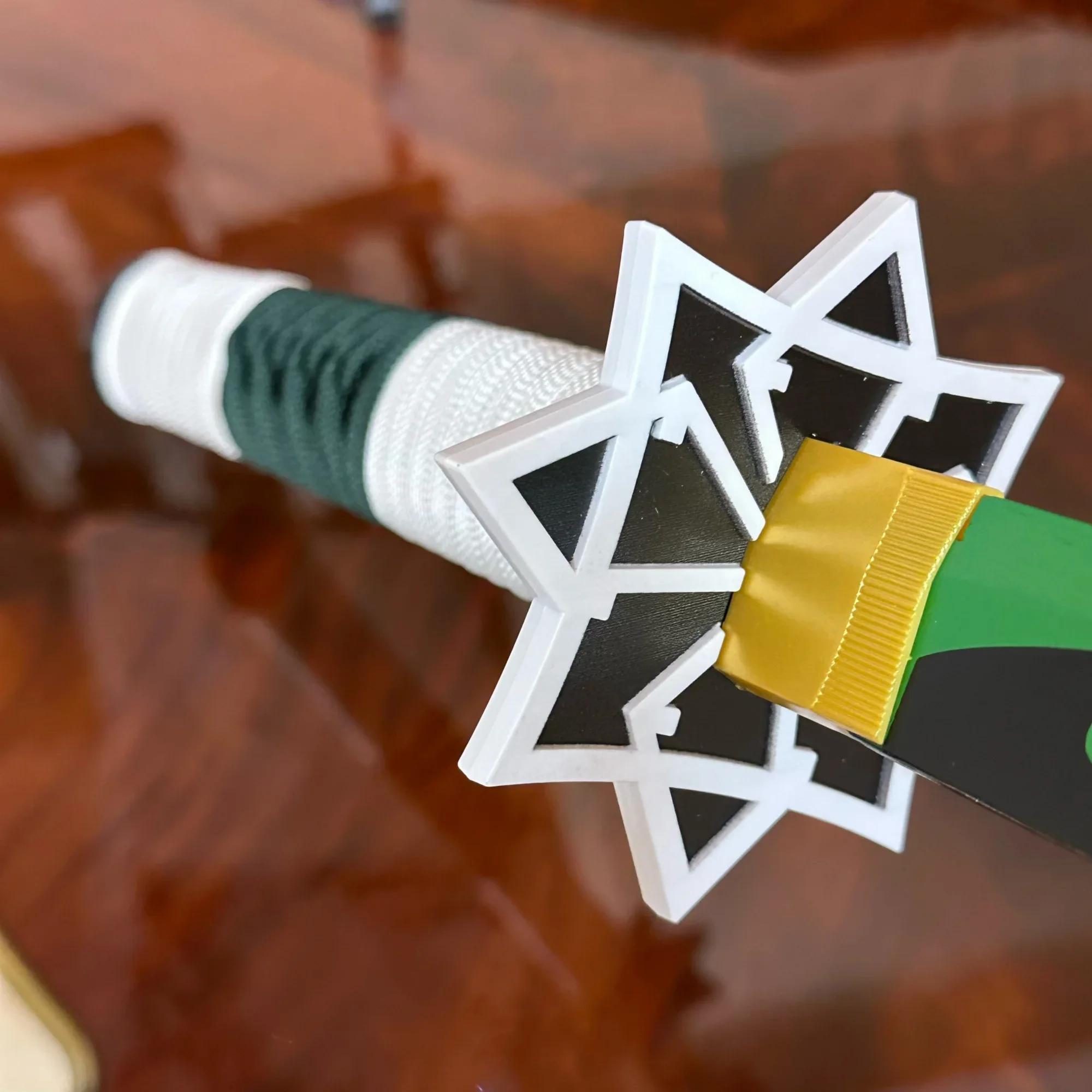 39.3 بوصة شيطان القاتل شينازوجاوا سانيمي خشبية كاتانا السيف الأصلي الساموراي صابر النينجا سكين تأثيري اكسسوارات الدعامة لعبة #6