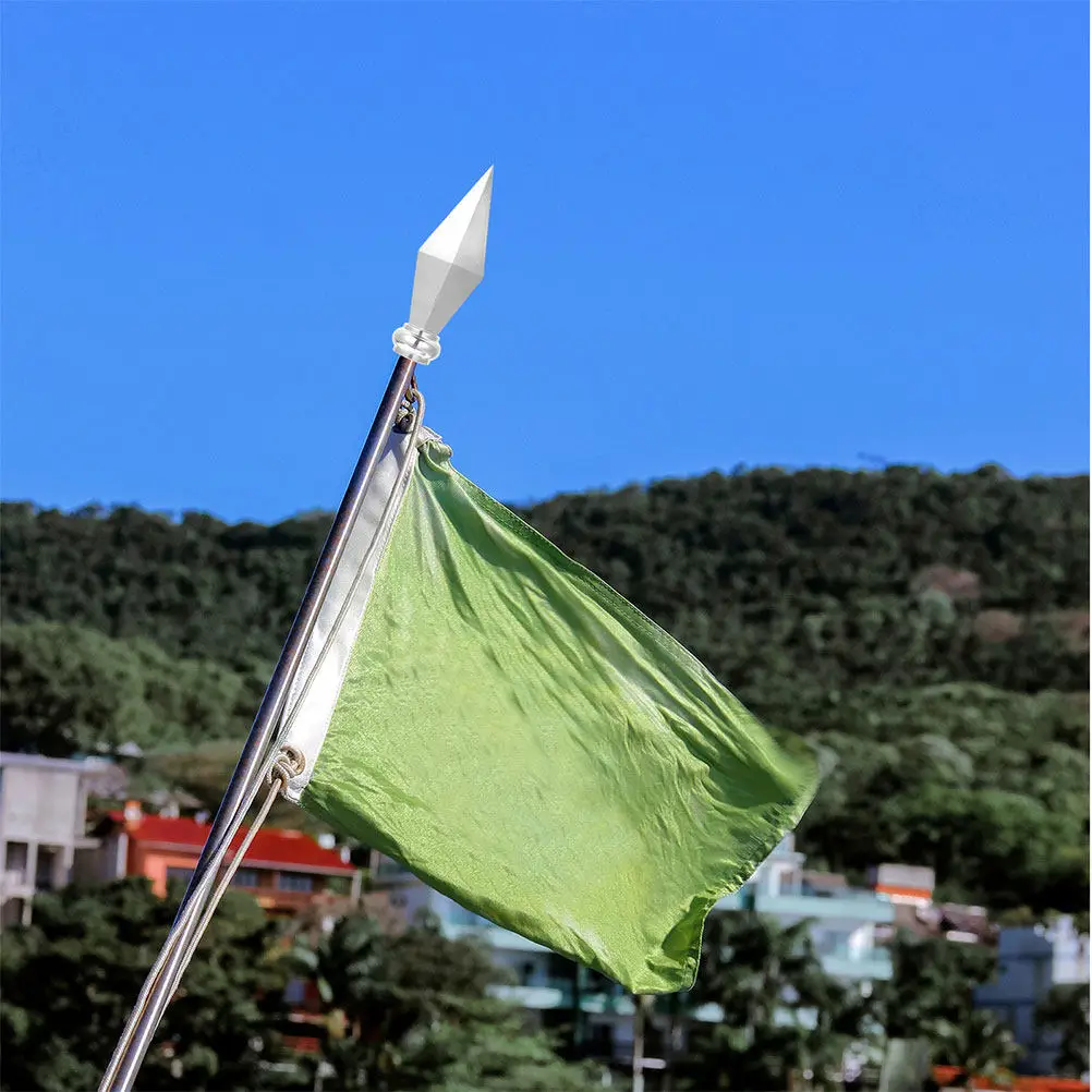 4Pcs Durable Aluminum Flag Topper Replacement Easy Installation for Flagpoles Outdoor Decor Visual Enjoyment Flagpole Topper