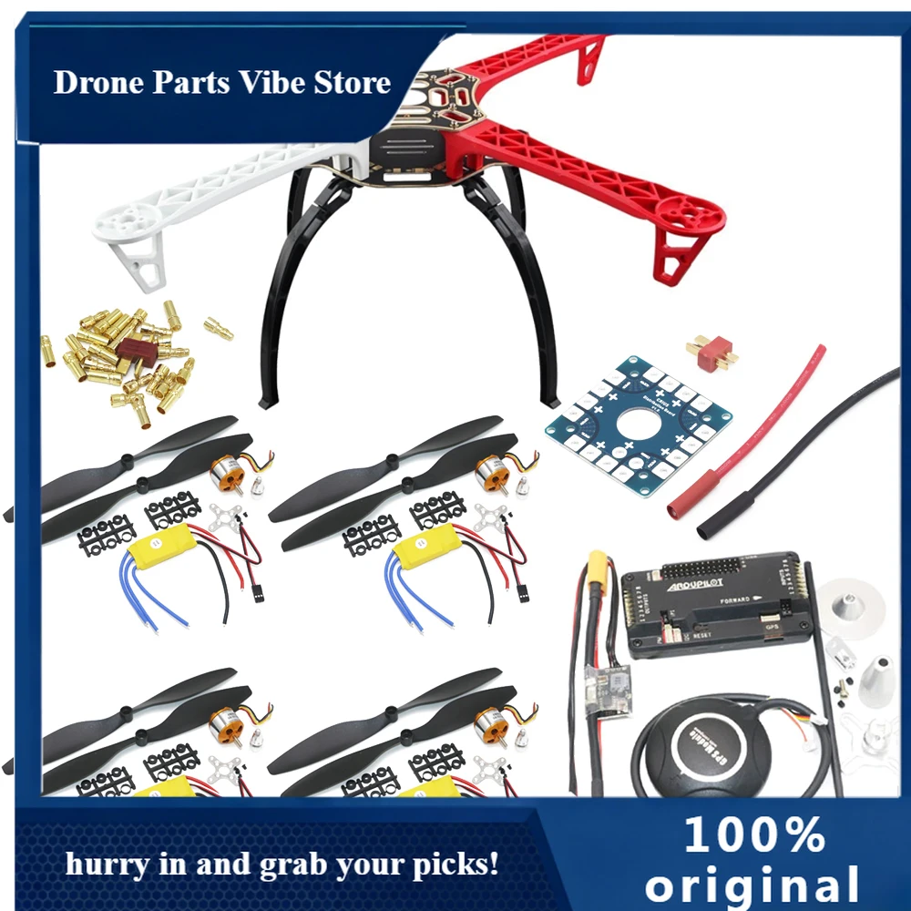 

APF450 PCB Frame Kit With XXD A2212 1000KV Motor&30A ESC&1045 Props&APM 2.8 Flight Controller&7MGPS Combo For Rc Quadcopter Toys