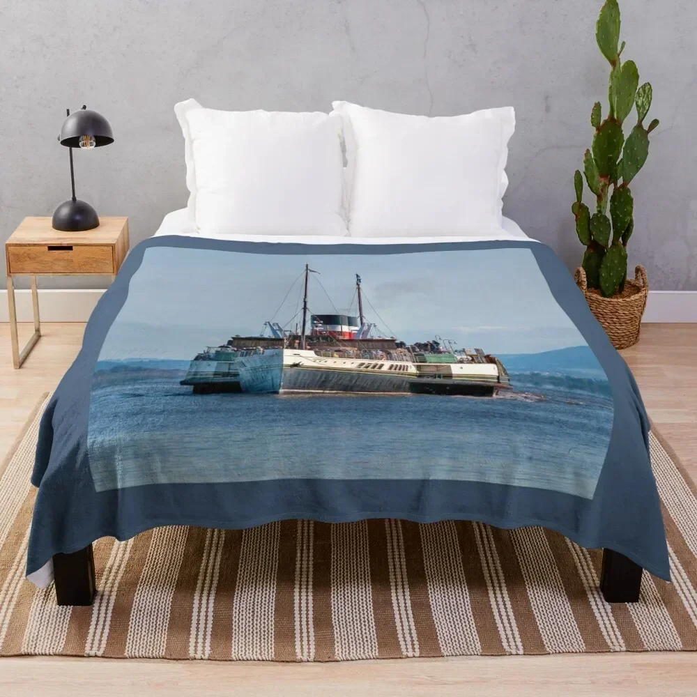 

Paddle Steamer Waverley Throw Blanket Reusable Durable Soft Blanket for All Seasons