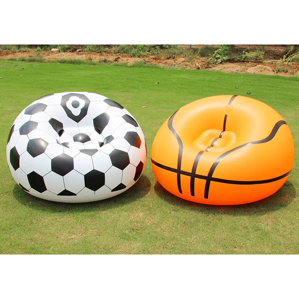 

1Pcs Basketball Inflatable Air Sofa Creative Lightweight Portable Lazy Couch Inflatable Chair Seat for Outdoor Use
