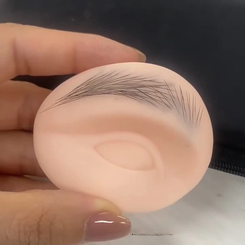 5D Eyebrow and Eye Module for Plant Embroidery Soft Silicone Practice Film Block Simulation High-quality and Reusable