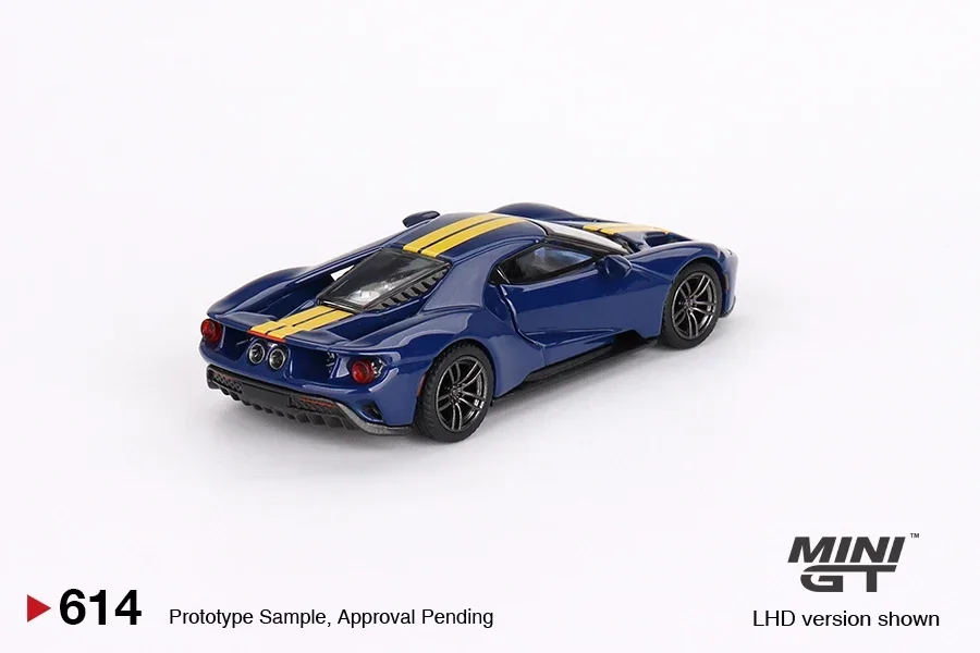 Minigt 1/64 Ford Gt Sunoco Blauw MGT00614-MJ Auto Legering Speelgoed Motorvoertuig Diecast Metalen Model Voor Kinderen