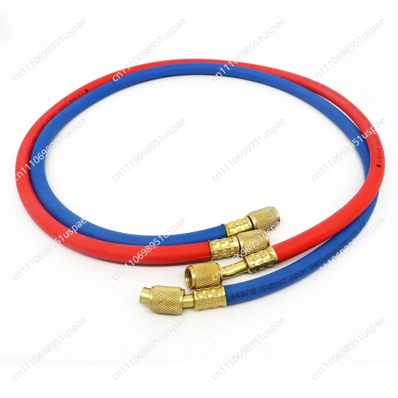 Automotive Refrigerant Loading Hose,airConditioning Loading Splitter,thread Suitable ForR12,R22,R134A,502500-2500PSI,1/4,2pieces