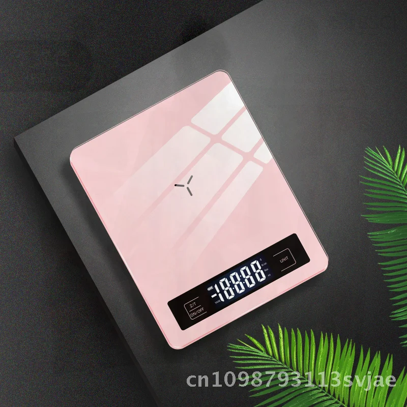 

Цифровые кухонные весы, точность 1 г, емкость 5 кг, черный/розовый, перезаряжаемый, для домашней выпечки, еды, кофе, фруктов, мини-измерения веса