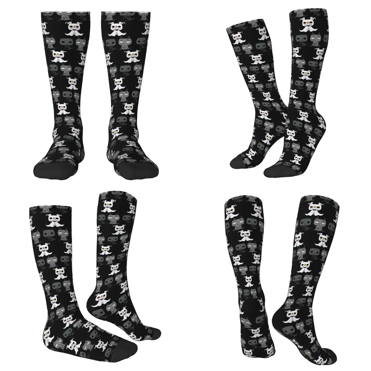 

All Seasons Big Block Headed Burton Sparky Dog Frankenweenie Socks Harajuku Sport Middle Tube Socks Soft Stockings for Men Women