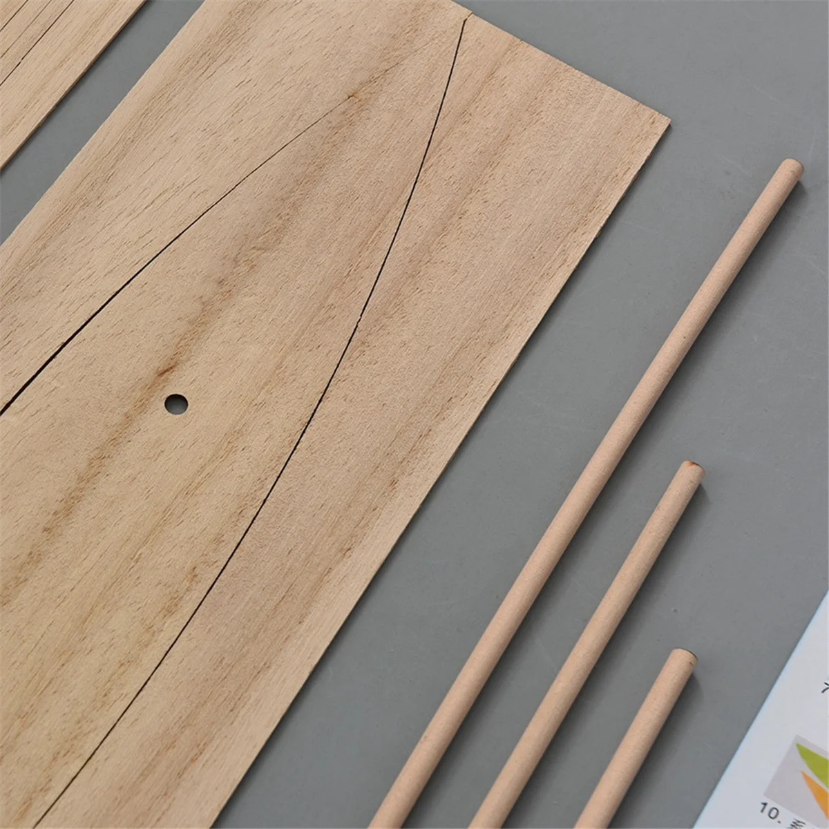 New Self-Propelled Sailboat Wooden Boat Model Assembly Kit DIY Assembly Toys Children'S Handmade Toys