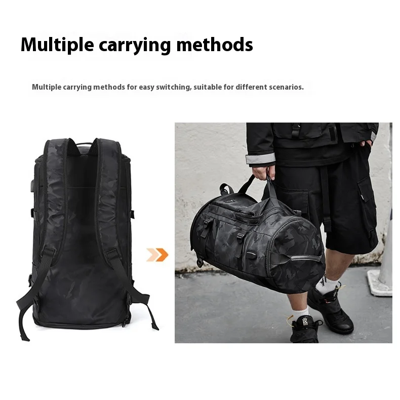 กระเป๋าเดินทางผู้ชาย, กระเป๋าใส่บาสเก็ตบอลสะพายไหล่คู่ขนาดใหญ่สำหรับกิจกรรมกลางแจ้ง, กระเป๋าใส่คอมพิวเตอร์สำหรับผู้ชาย, กระเป๋าสำหรับเล่นกีฬาและออกกำลังกาย