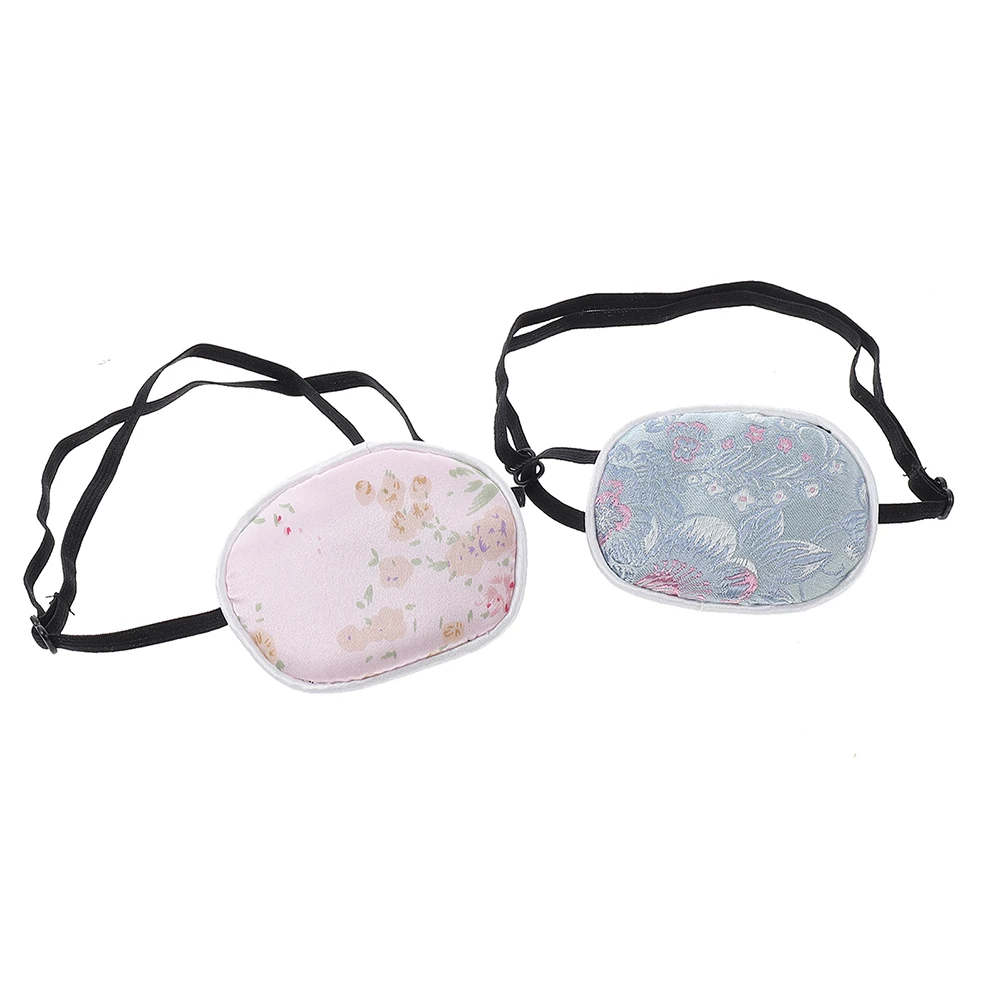 

2Pcs Real Silk Eye Patches Professional Amblyopia Cover Portable Correction Lightweight Comfortable Wear
