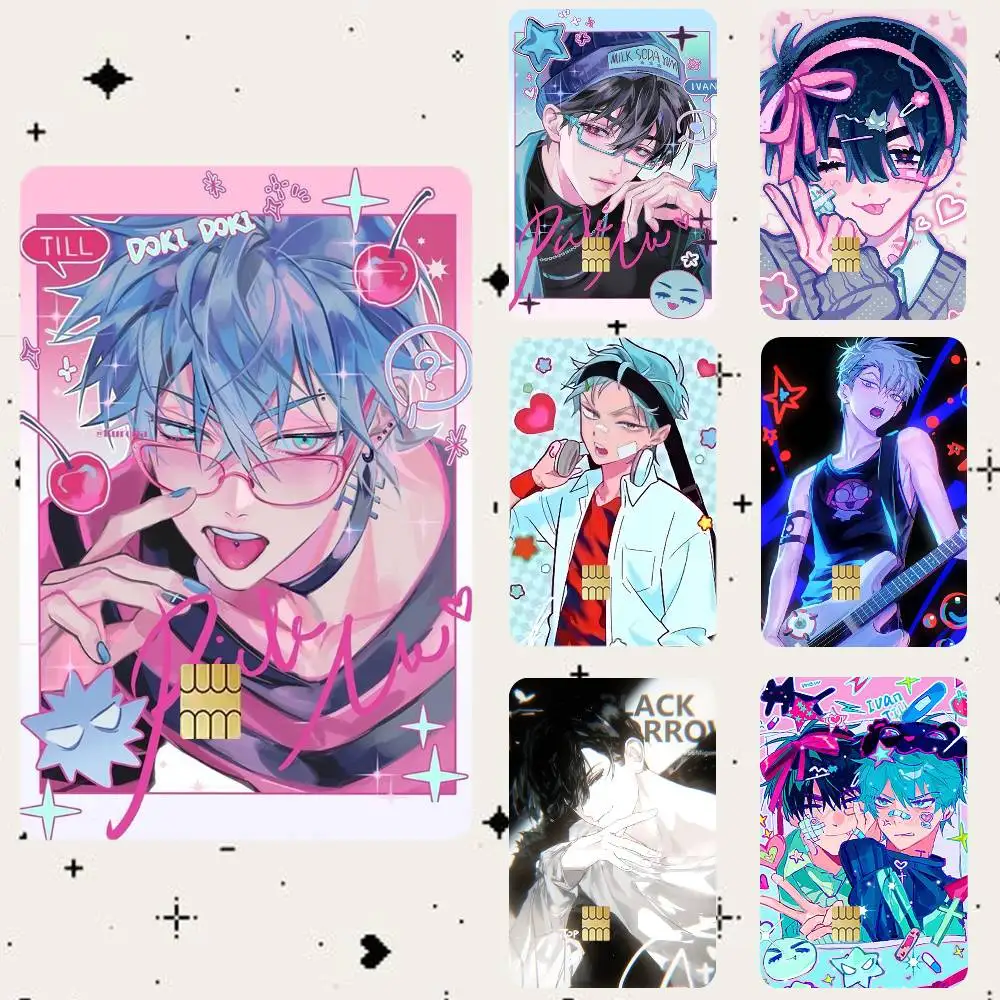 

Alien Stage 4NAKT Ivan Till Sua Mizi HD Waterproof Card Skins Protective Stickers for Credit Bank Game Cards
