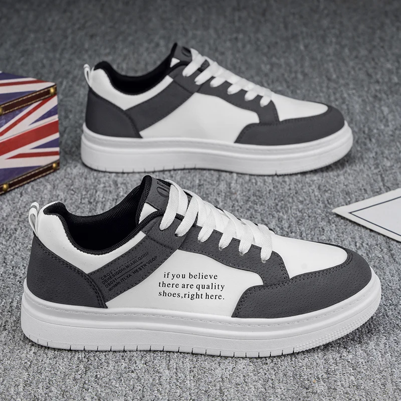 Men's fashionable sneakers, sporty low-top comfortable tennis shoes, comfortable and breathable, retro and versatile