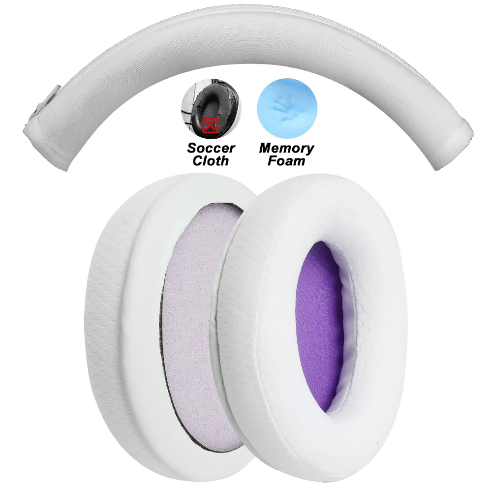 OME OH MY EAR Ersatz-Ohrpolster aus Schaumstoff für HyperX Cloud 123 Alpha, II, III, Stinger, Silver, Core, X, S, Pro Kopfhörer, Memory-Schaum-Ohrpolster, Protein 7