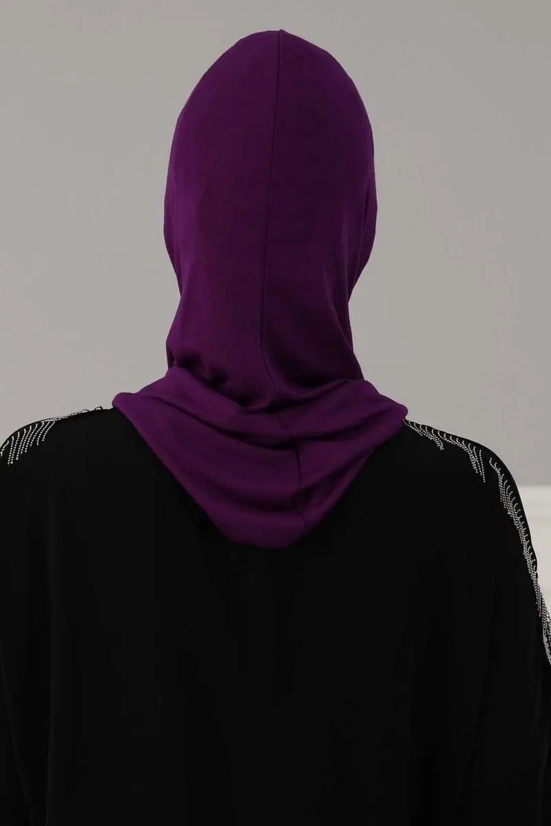Hijab interno morado
