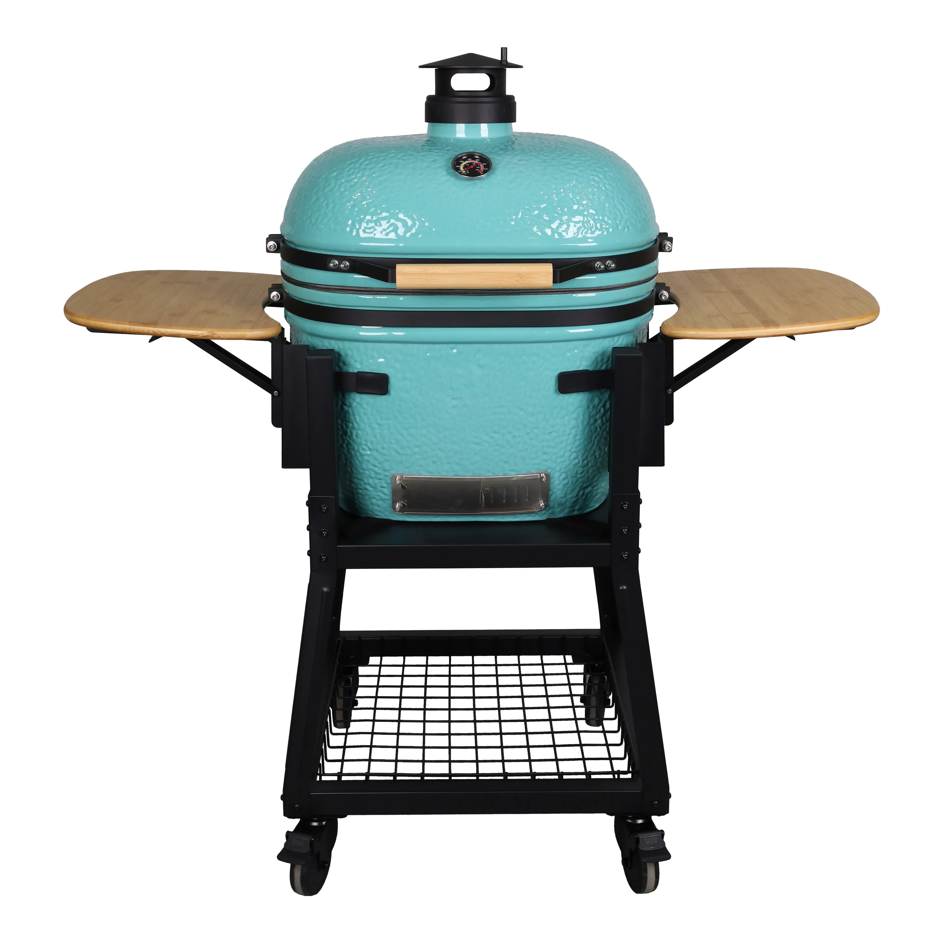 BBQ Smoker Outdoor Ceramic Charcoal Grill Premium 23 Inch Restaurant Commercial Heavy Duty