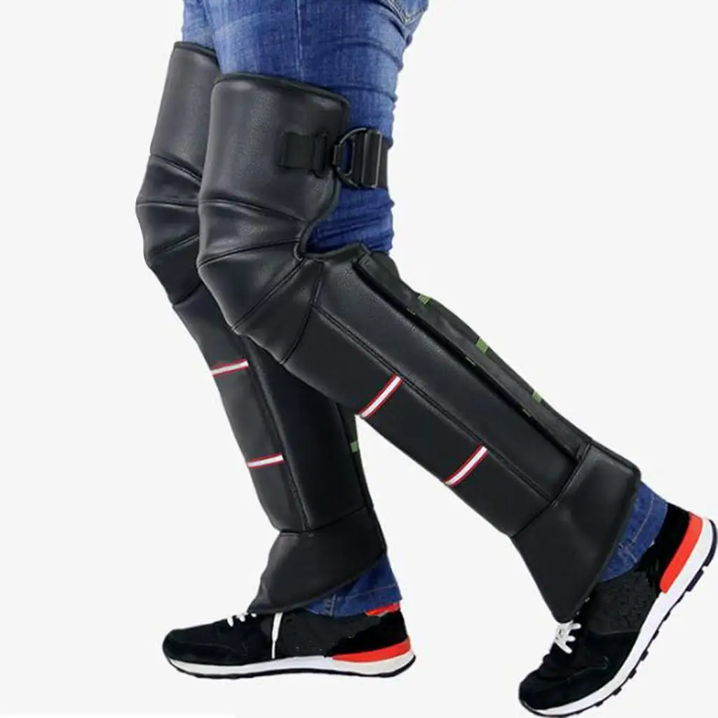 Motorcycle Motorbike Knee Leg Sleeve Warmer Kneepad Left & Right Protector