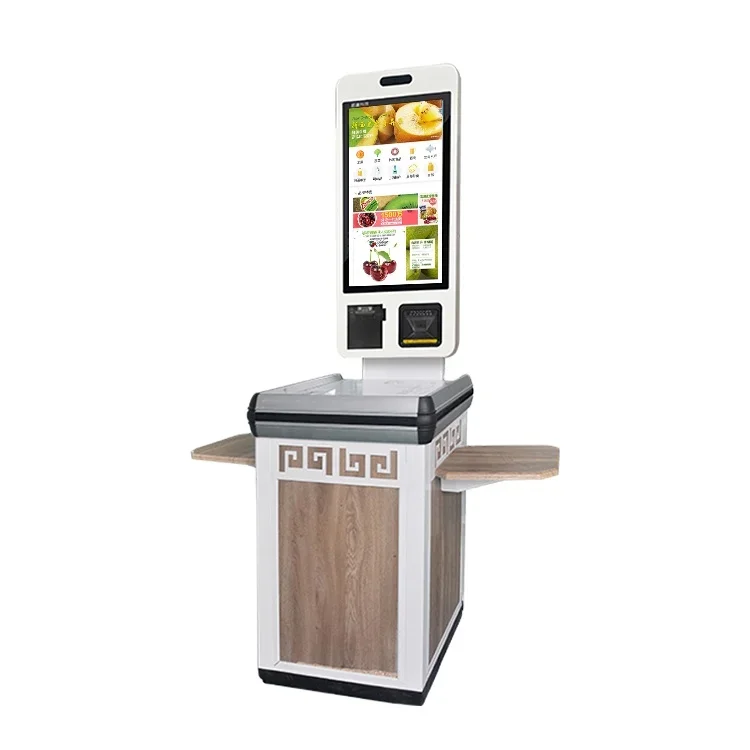 Big Finger Touch Self Service Order And Pay Machine Pos Systems With Printer