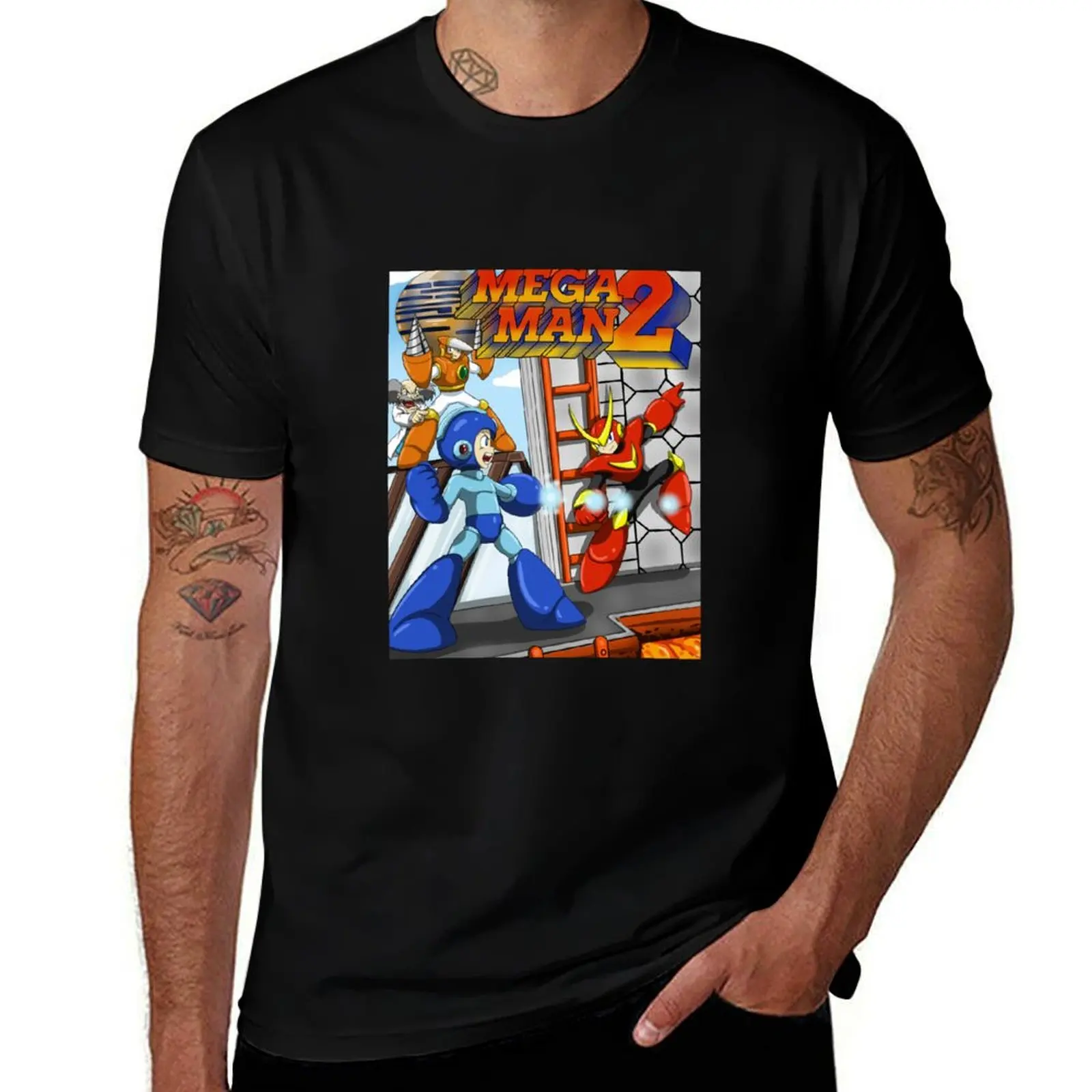 Megaman 2 T-Shirt Summer Holiday Casual Tee T-Shirt