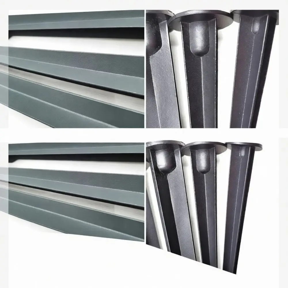 Heavy Duty Solar Spotlight Stake Garden Light Pole Accessory Outdoor Path Lawn Projection Lamp Support Holder Base Unit