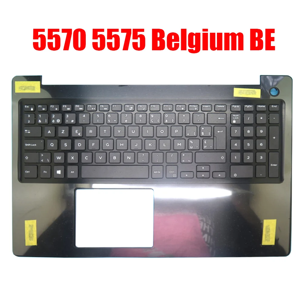 Belgium BE Laptop Palmrest For DELL For Inspiron 15 5570 5575 0V1H3J V1H3J 02WJT0 2WJT0 0G7KCC G7KCC 09T1KY 9T1KY Keyboard New