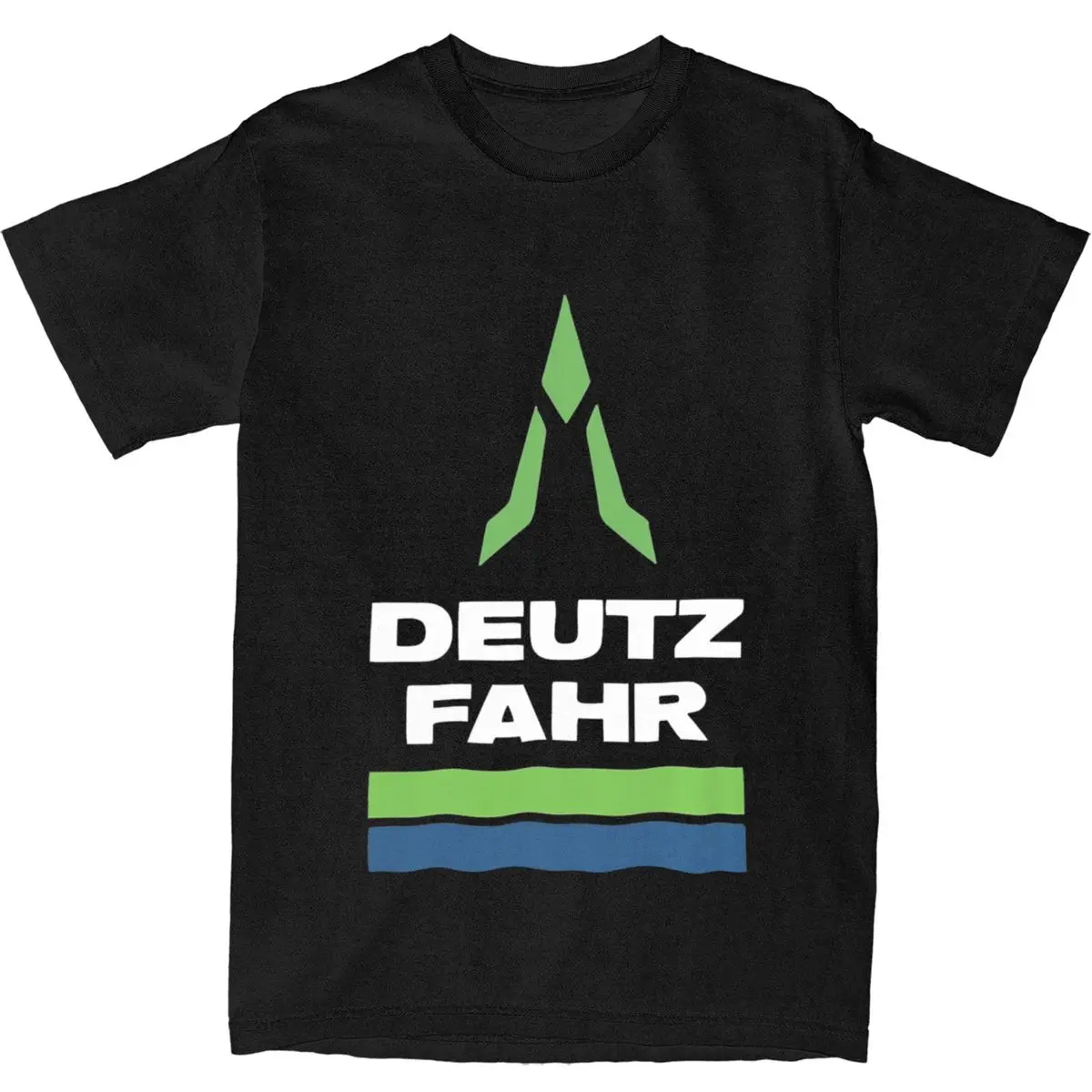 D-deutzs Fahr Tractor 100% Cotton T Shirts Trending Tee Shirt for Men Summer Awesome Pattern Short Sleeve Clothes