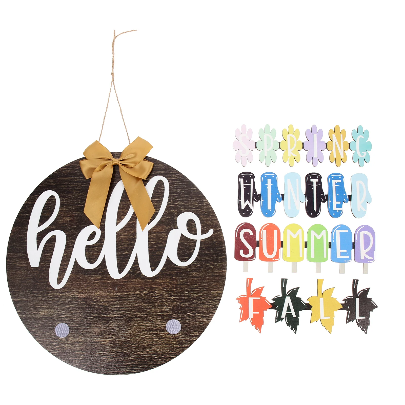 

Wooden Doorplate Decoration Front Decoration For Door Door Sign Hanging nament Craft Replacement Plaque Seasonal DIY