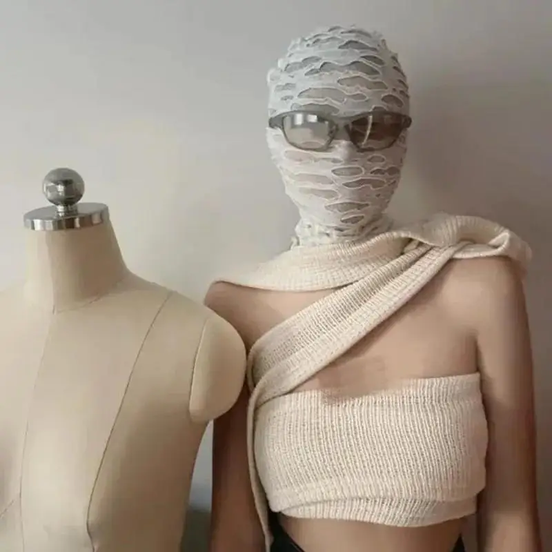 Women Men Cosplay Black No Hole Spandex Head Cover Hat Simulate Balaclava Cap Sun Uv Protection Bike Motorcycle Ski Mask