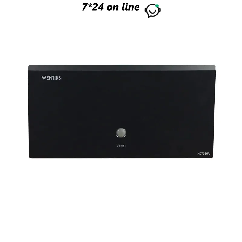 W-011 WENTINS HD7350A 7 channels per channel 350W home theater power amplifier 220V/50Hz 4-16 ohms AV power amplifier