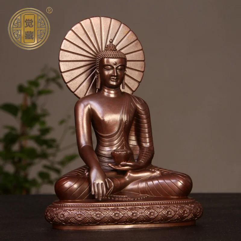 brass Kasyapa Sakyamuni Buddha statue ornament, such as Dharma Rulai Bodhi and other body Buddhas, Gaya Buddha