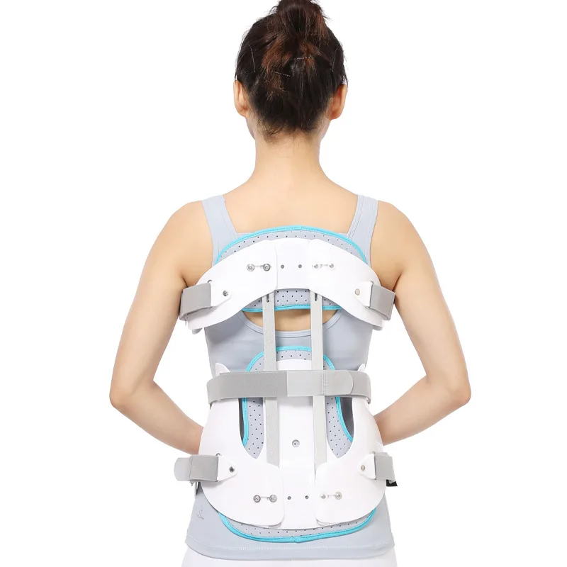 

Summer breathable thoracolumbar brace fixing bracket, adjustable protective gear