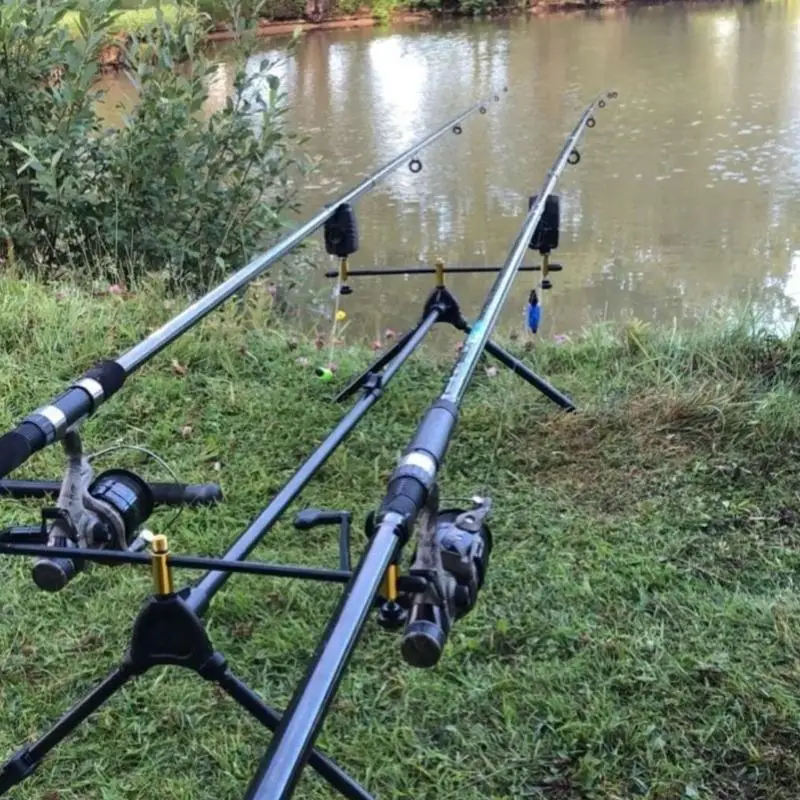 

R6FE Stable Fishing Rod Support Height Adjustable Fishing Rod Stand With Alerlts