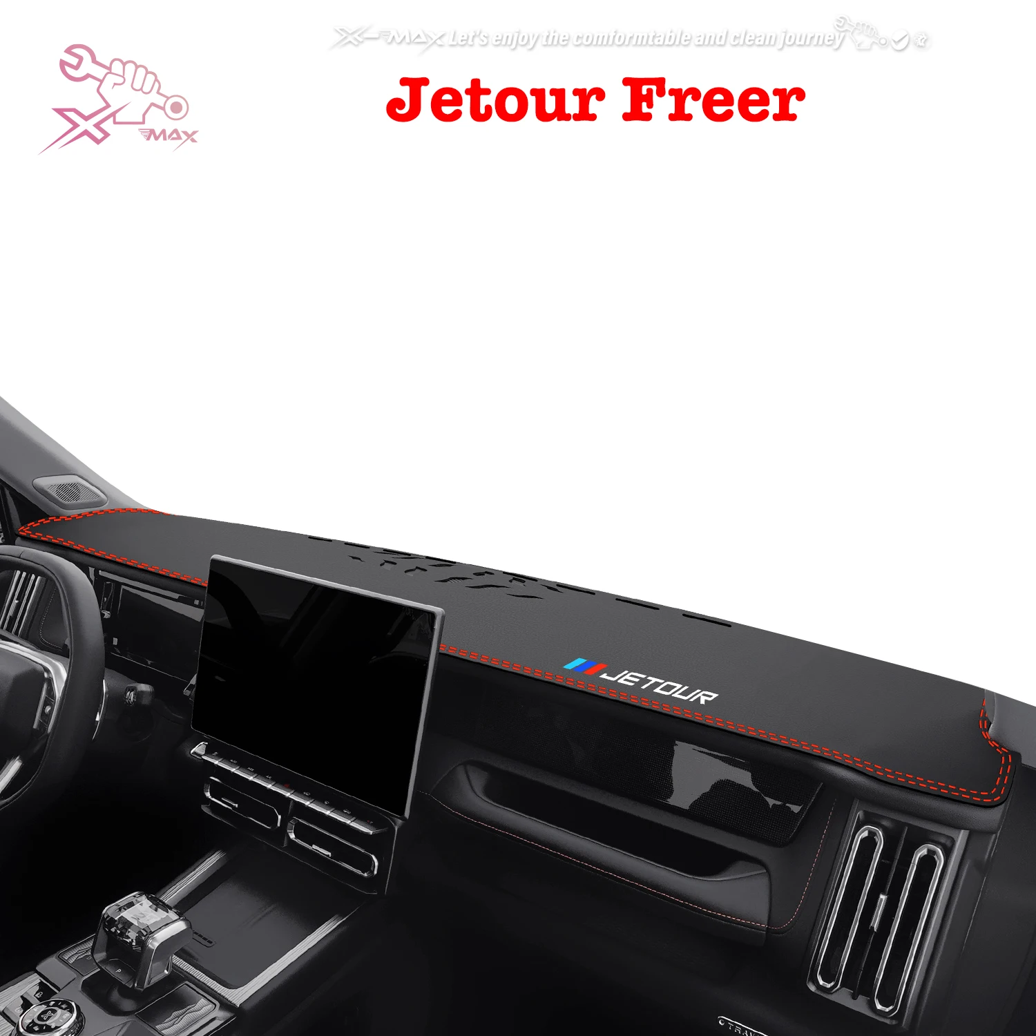 

Left-hand Drive Car Dashboard Mat For Jetour Freer 2025 Light-Block Pad Center Console Dash Mat Sunshield Mat Dashbord Protector
