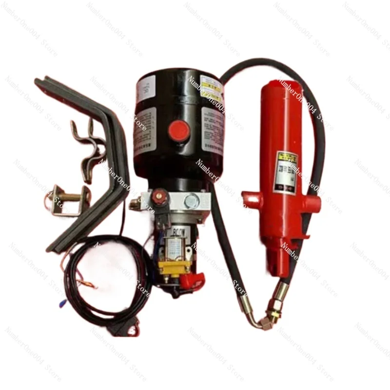 Hydraulic Self Unloading Kit Electric Control Lift 12v/24v/48v/60v Electric Tricycle Dump Hydraulic Modification Parts