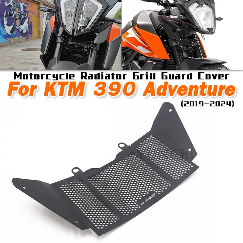 

For KTM 390 Adventure 2019-2024 Motorcycle Radiator Grill Protector Cover Motorbike Engine Cooling Protection