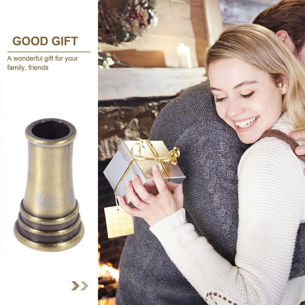 

4pcs Round Metal Pen Holder Copper Single Stand For Desk Desktop Storage Rack Office Home School Stationery Organizer