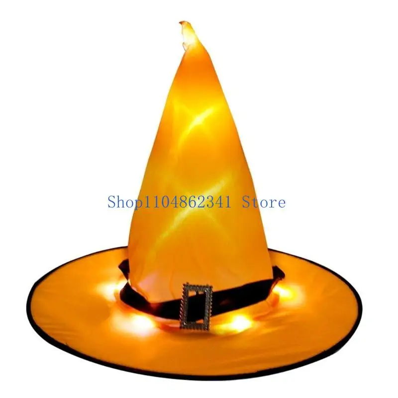 

5asd Хэллоуин Ведьма Кепка Унисекс Вечеринка Шляпа Женская Блестящая Шляпа Волшебника Симпатичная Остроконечная Шляпа