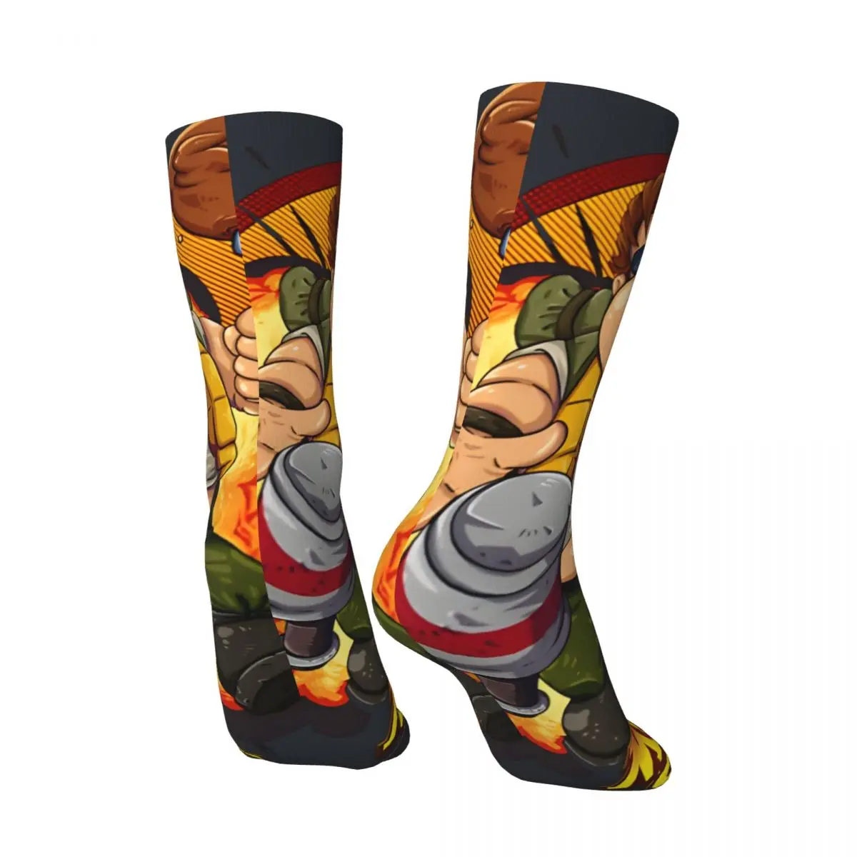 Funny Crazy compression Cool Sock for Men Hip Hop Harajuku M-Metal Slug Happy Quality Pattern Printed Boy Crew Sock Novelty Gift