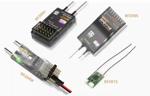 Original WFly RF204W RF201S RF206S RF209S 4/6/7/9CH PPM WBUS SBUS Receiver 2.4GHZ Signal for ET06 ET 06 8 12 16 RC Transmitter