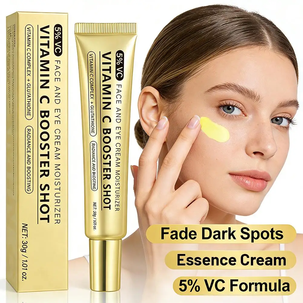 Vitamin C Booster Serum Glutathione Niacinamide V E Brightening Firming Moisturizer Hydrating Lightweight Serum for Face Care