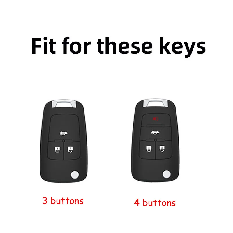 For Chevrolet Cruze Trax Lova Malibu Buick Opel Astra Corsa ADAM S Antara Meriva Zafira Insignia GTC  Car Key Case Accessories