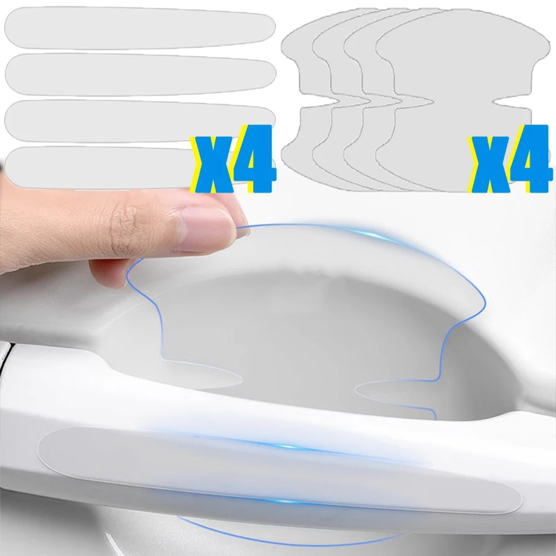 

Universal Invisible Car Door Handle Protective Sticker Cars Handles Anti-collision Protection Strip Automotive Accessories