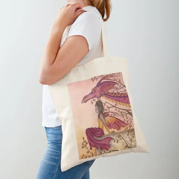 

Greeting The Dawn Tote Bag canvas bags cloth bag woman Canvas university shopper bag