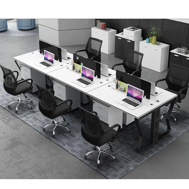 White Office Furniture Dubai Modern Office Furniture Set Office workstation For Project