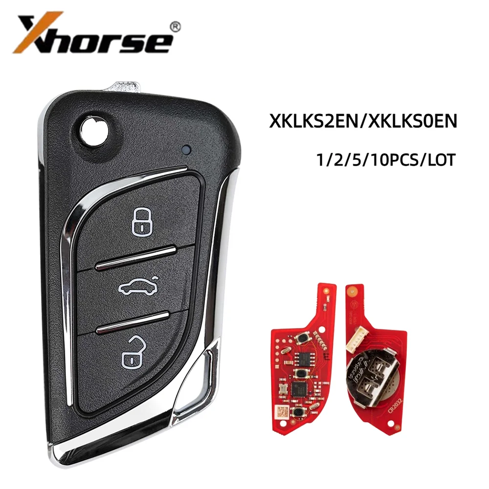 Xhorse XKLKS2EN XKLKS0EN LEI.KSS Style(Chrome-plating) Second Generation Universal Wired Remote Key For Lexus English Version