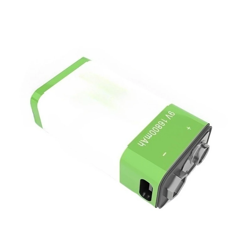 For 9V Rechargeable Lithium Battery Multimeter Square Toy Remote Control Walkie Talkie Square Battery 10pcs