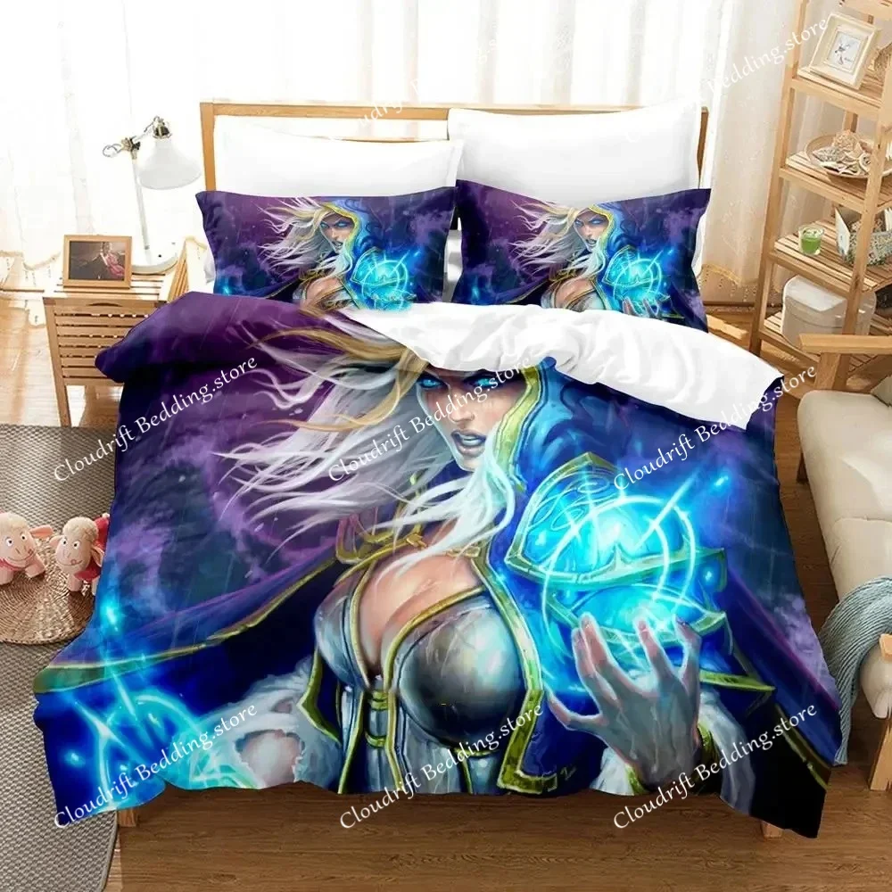 

Hearthstone Heroes of Warcraft Bedding Set Single Twin Full Queen King Size Bed Set Adult Kid Bedroom Duvetcover Sets Monsters