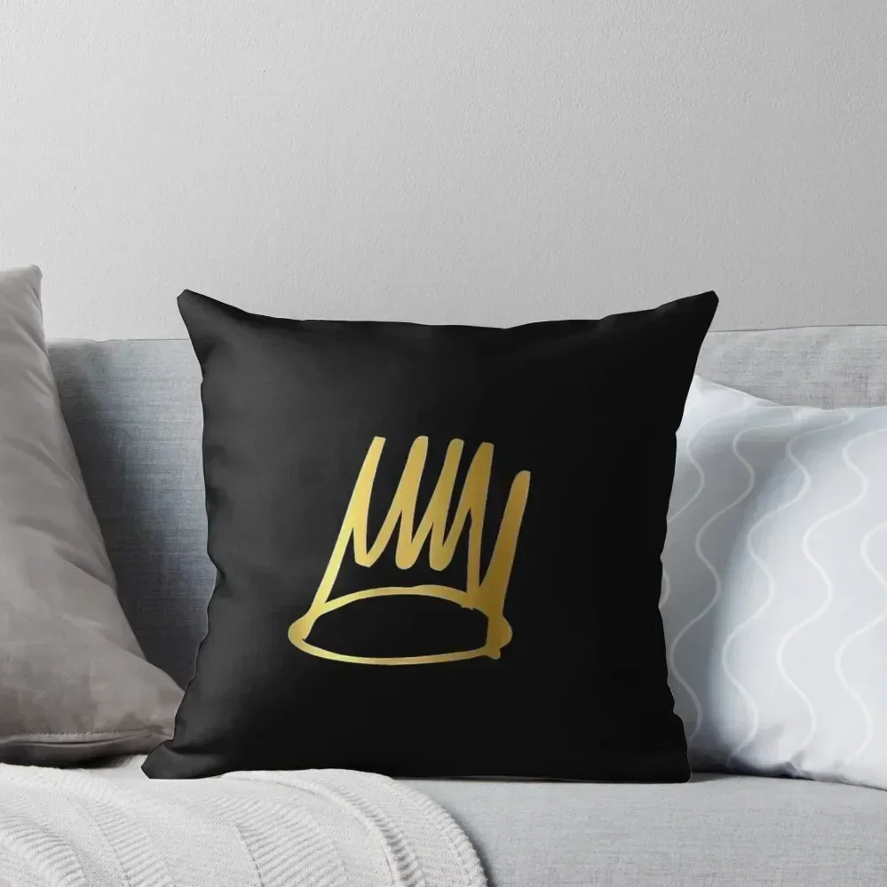 

J. Cole - Born Sinner Crown Throw Pillow Marble Cushion Cover Couch Pillows Covers For Sofas pillow