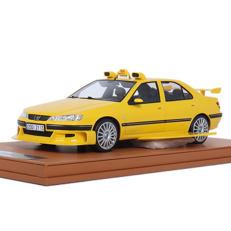Peugeot 406 Taxi Express cache-poussière jouets pour adultes Goc 1:18 Simulation statique résine modèle voiture véhicule cadeau Collection affichage