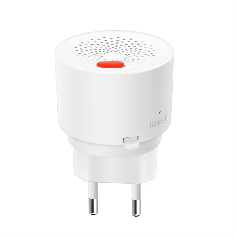 Sensor de Gas Natural WIFI COMPLETO Tuya, Detector de alarma de Gas GLP inteligente para el hogar, Sensor de fugas, enchufe europeo